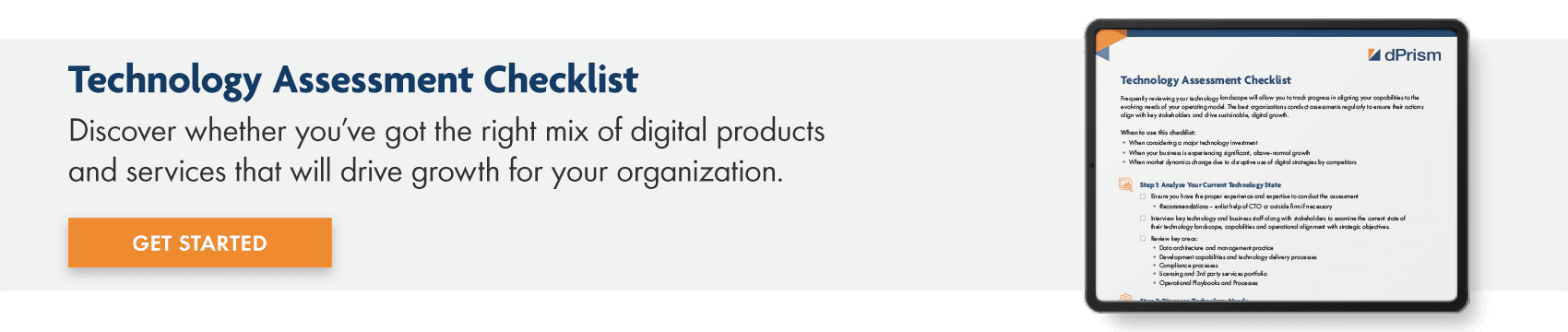 Technology assessment checklist